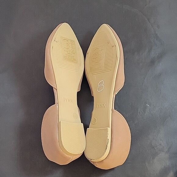 BRAND NEW LYNX POINTED TOE D'ORSAY SLIP ON WOMEN"S FLAT SHOE - Picture 13 of 15